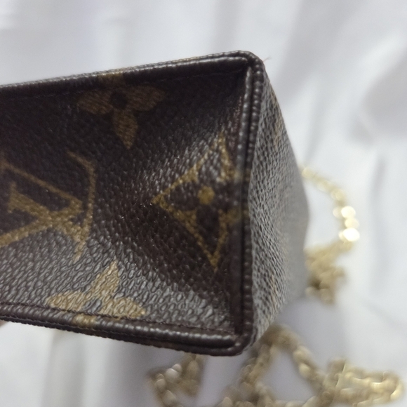 Authentic Vintage Louis Vuitton Mini Pouch Crossbody Conversion Kit - Picture 8 of 14